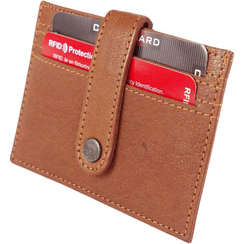 Leather Card holder Tan