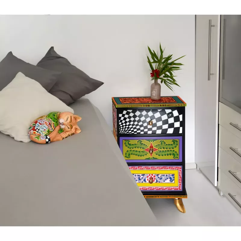 Toms Drag Ancona Orange Topp Byrå 3 Lådor 4582