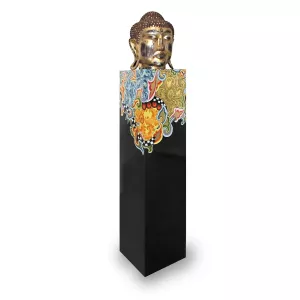 Toms Drag Buddha Huvud på Sockel L Begränsad Upplaga 4320