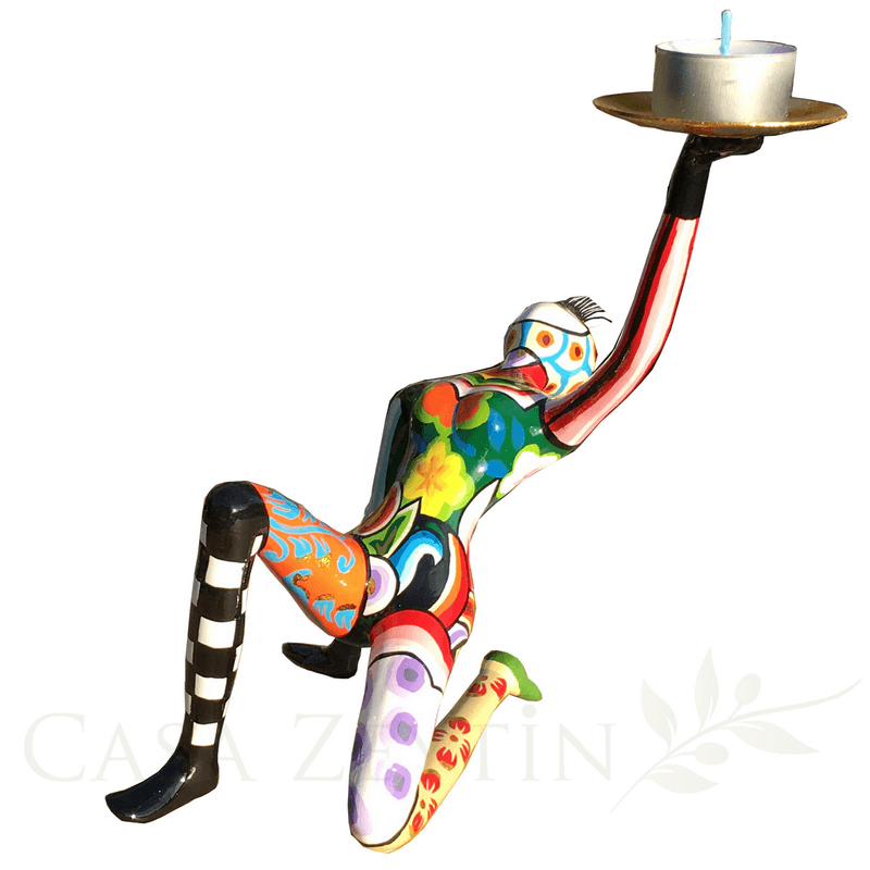 Toms Drag Akrobat Handmålad med plats för ett värmeljus