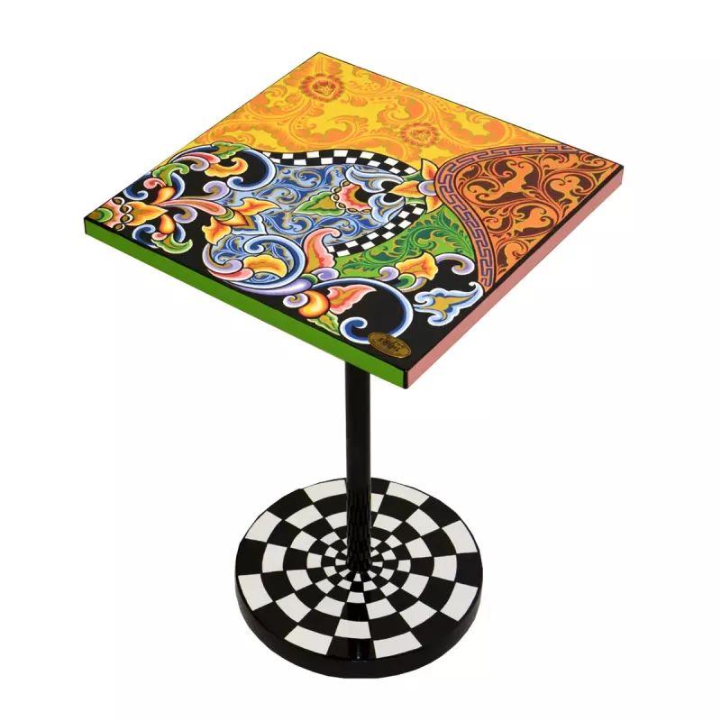 Toms Drag End Table Floral-Colorful 102145