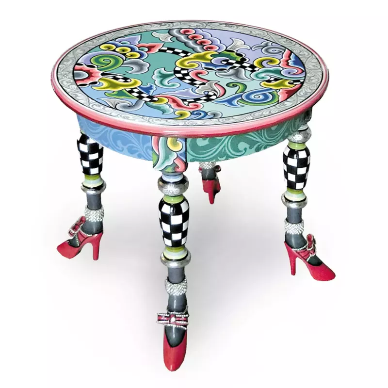 Toms Drag Side Table Versailles S Silver Line 4417