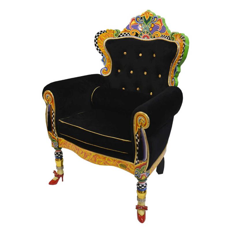 Toms Drag Throne Versailles Black 102140 Furniture Online Shop