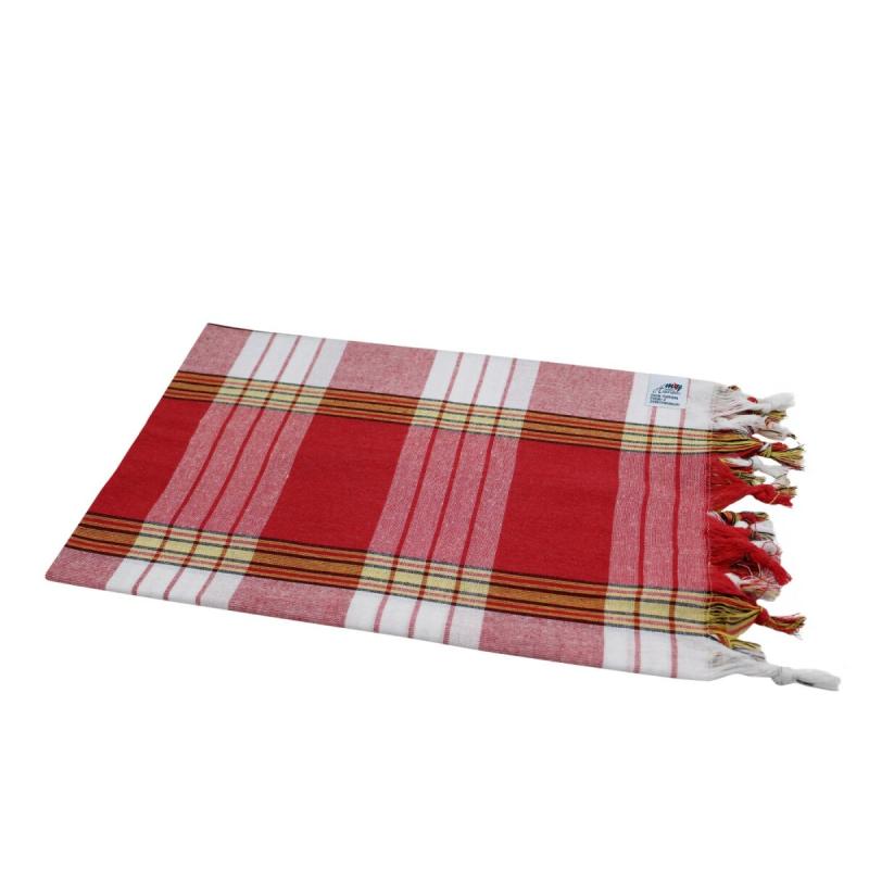 Hamamhandduk Classic Röd-Rutig