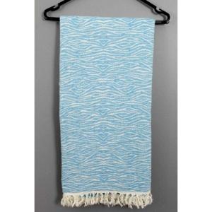 Hammam Towel Zebra turquoise