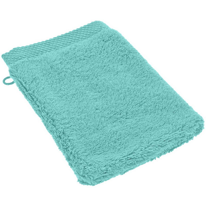Buy Terry towel 560g/m² of 100% combed cotton 16x22 cm Turquoise Online from Casa Zeytin