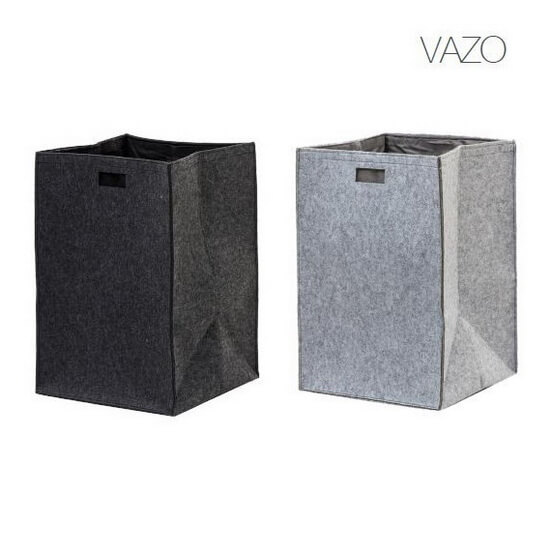 Laundry Basket VAZO 62x42x50 cm Anthracite or Pearl Grey from AKOUAREL