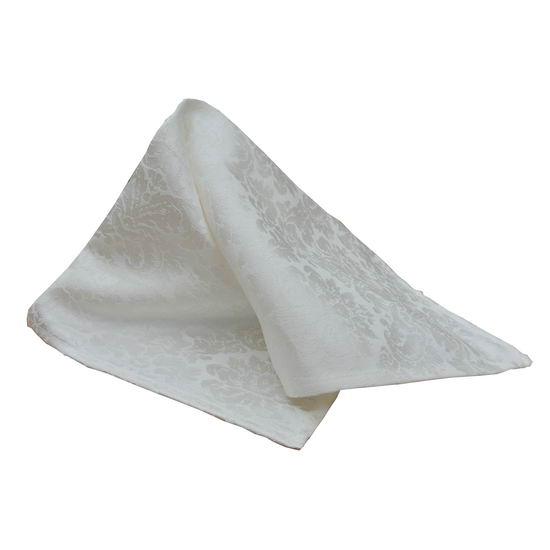 Napkin 50x50 White for Christmas, New Year and Wedding Table Setting