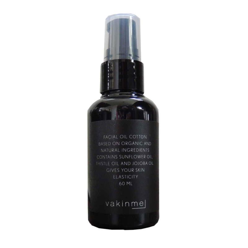 Vakinme Facial oil Cotton with sunflower oil, thistle oil and jojoba oil