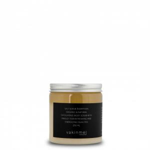 Salt Scrub Åkermynta with a refreshing and energizing scent of lime and mint