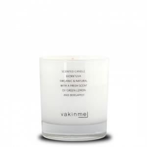 Scented Candle Björktuva with a fresh scent of green lemon and bergamot