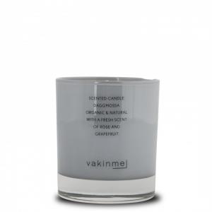 Scented Candle Daggmossa with a fresh scent of rose and grapefruit