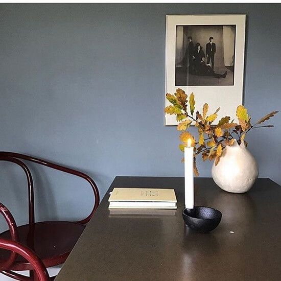 VILLAGE Candle Holder CHIMNEY Cast Iron Skeppshult Design Staffan Holm 