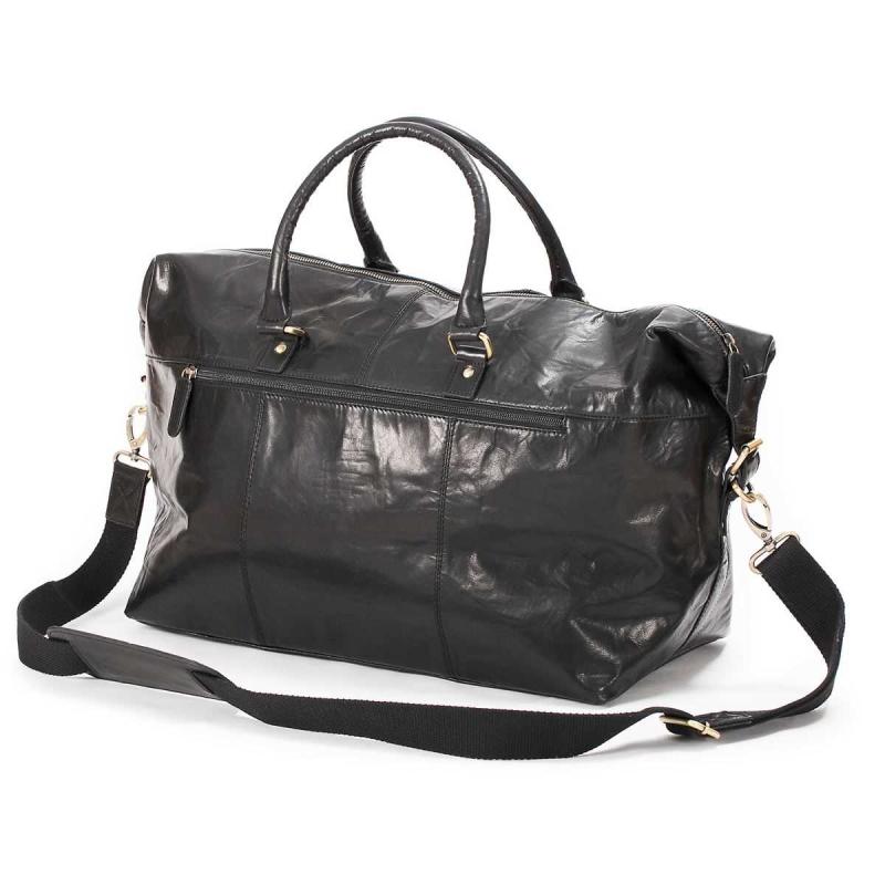 Leather Weekendbag Rica Black