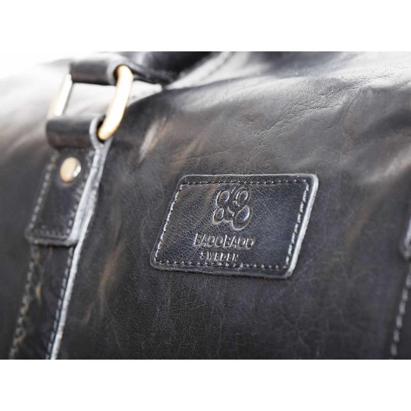 Leather Weekendbag Rica Black