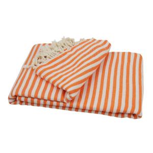 XXL beach towel blanket 220x260 orange