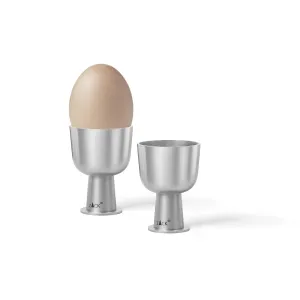ZACK BEVO äggkoppar i rostfritt stål, 2-pack