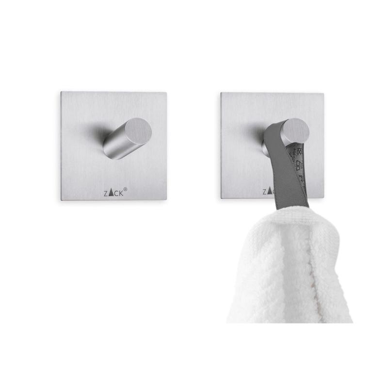 Handdukskrokar DUPLO set/2 fyrkant självh. ZACK®
