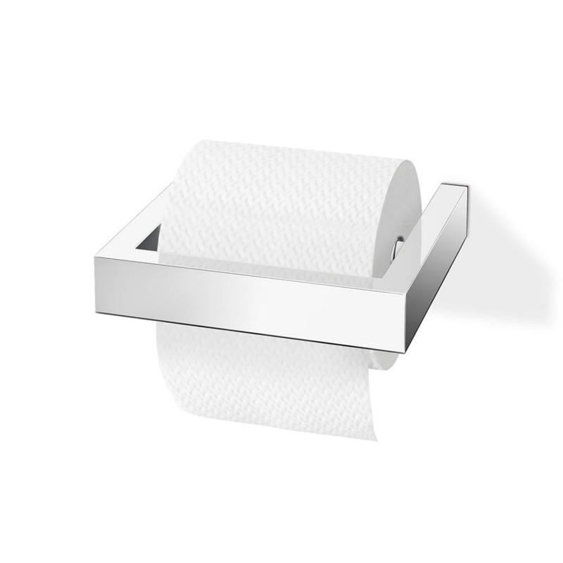 Zack LINEA toilet roll holder stainless steel polished finish