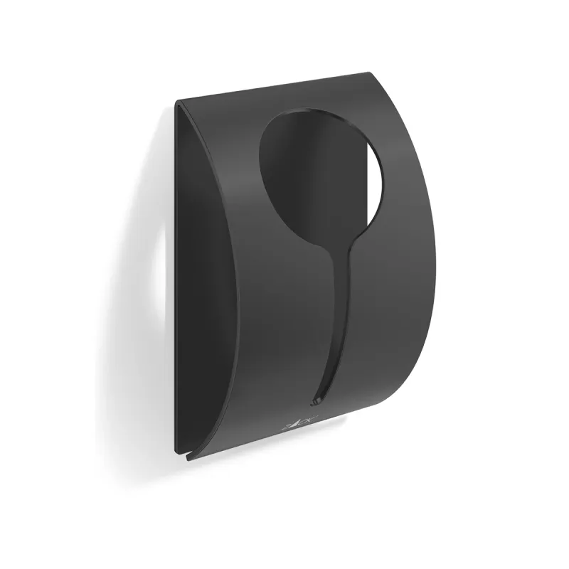 ZACK PECO towel-clip black – självhäftande, svart