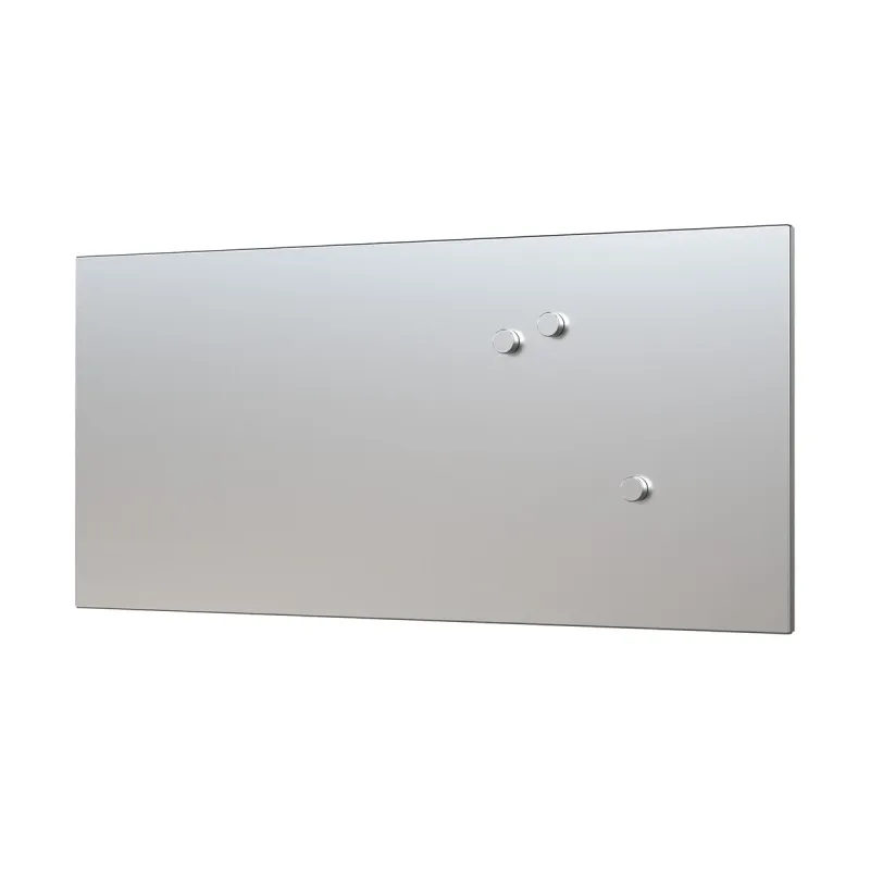 ZACK PERCETTO magnetic board in stainless steel, 35 x 75 cm