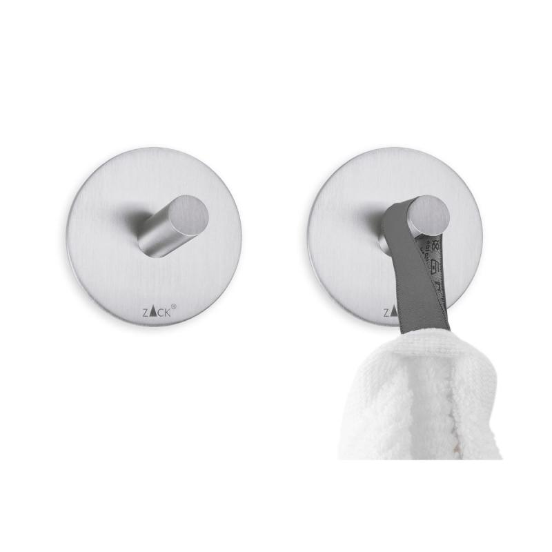 Handdukskrokar DUPLO set/2  rund självh. ZACK®