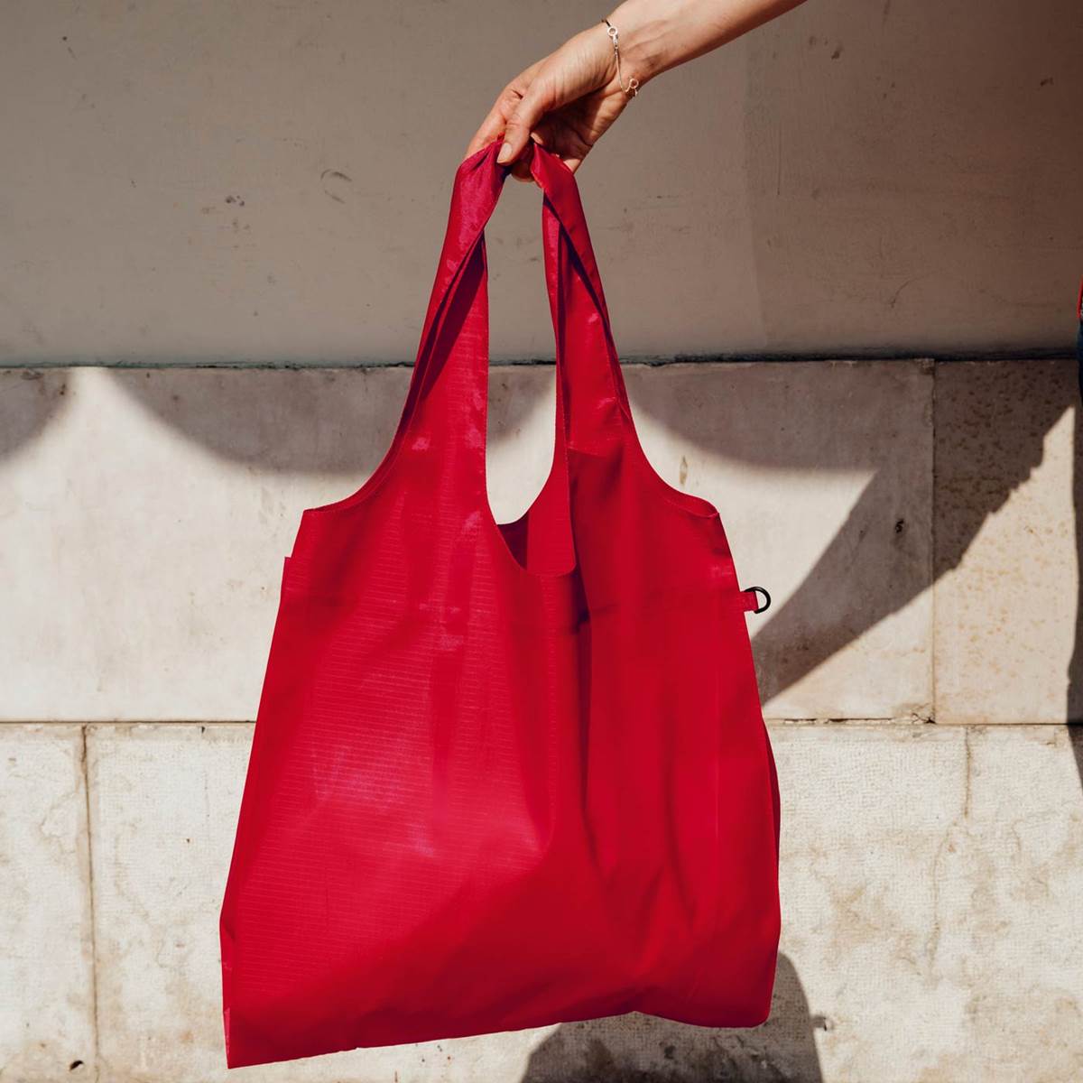 reusable bag mini maxi shopper L red