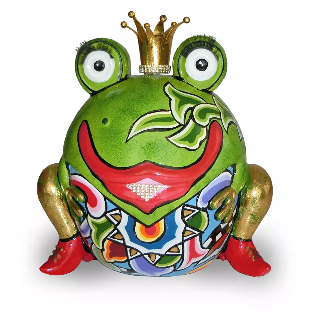 希少 TOMS Drag /トムズ　ドラッグ　亀　置物 Toms Drag Frog King Carlos XL 4462 – Regal Frog Sculpture | Casa