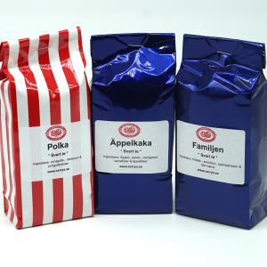 Våra favoritteer Svart te:  3 x 100g