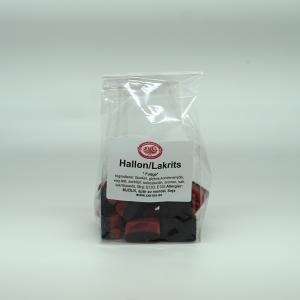 Hallon/Lakritsfudge: 160g