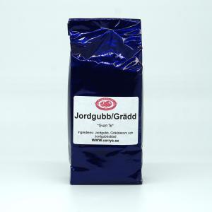 Jordgubb/grädd Svart te: 100g