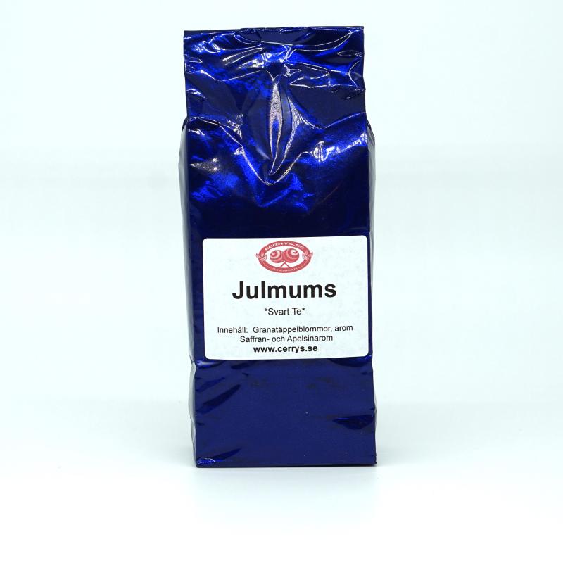 Julmums Svart te: 100g