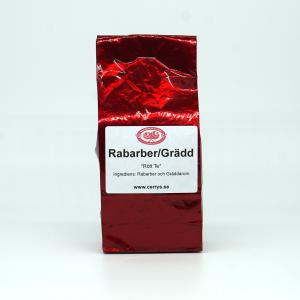 Rabarber/grädd Rött te: 100g