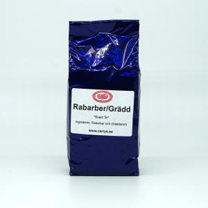 Rabarber/grädd Svart te: 100g