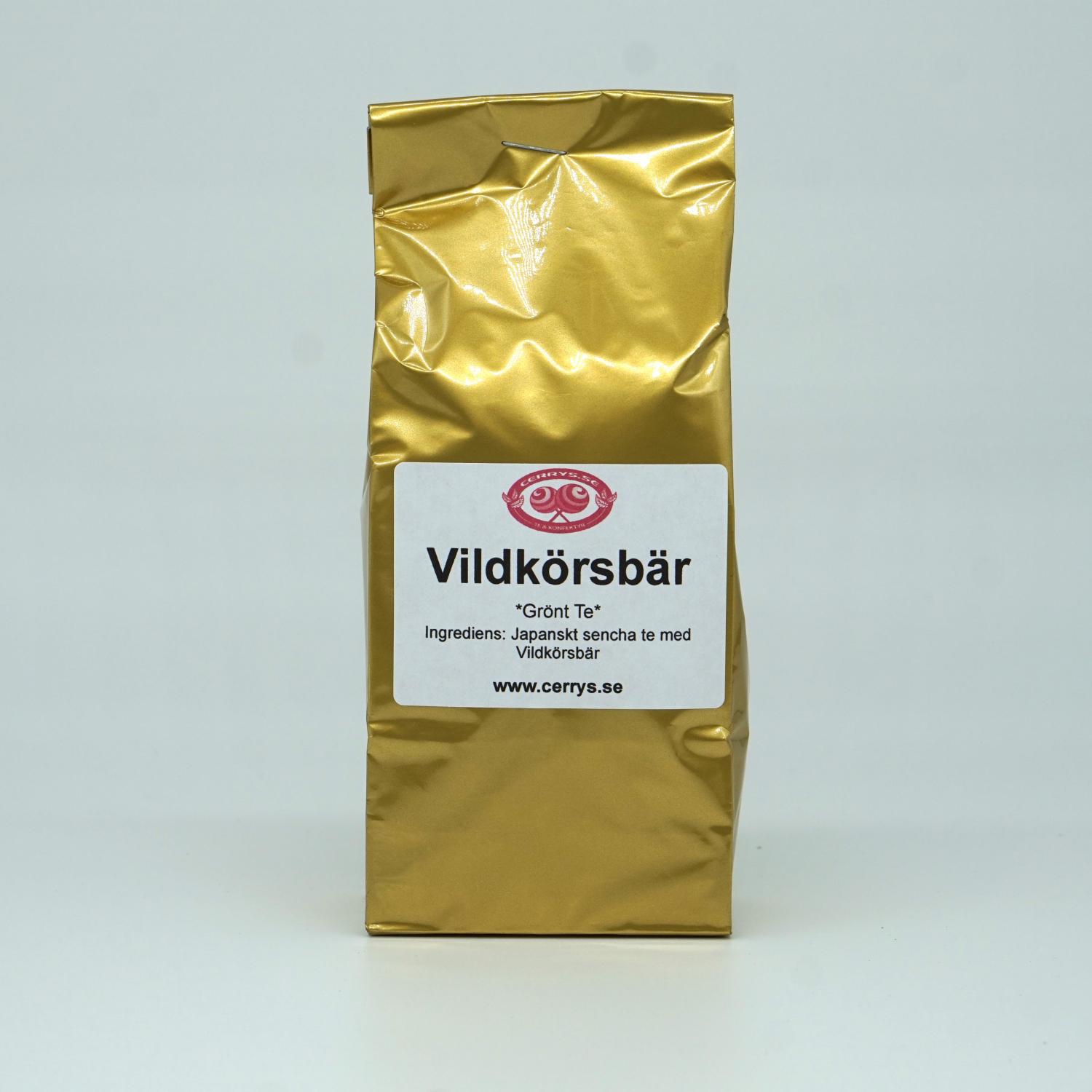 Vildkörsbär Grönt te: 100g