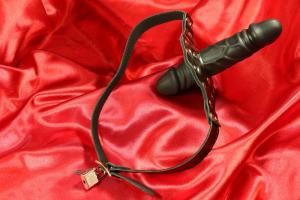 Kaksipuolinen dildo gag