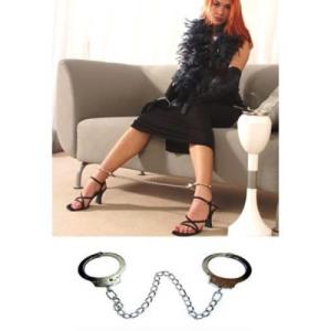 Metallinen nilkkakoru ketjulla