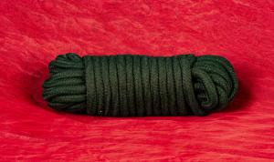 Bondage-köysi Musta Puuvilla