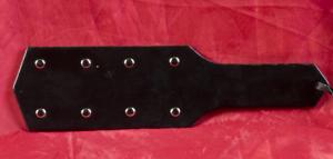 Teräksinen niitattu PU-nahkainen mela