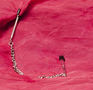 Pinsettipuristimet ketjulla (pitkä)