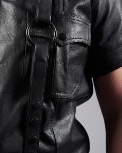 Leather Suspenders Harness