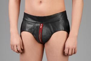 Nahkajocks vetoketju