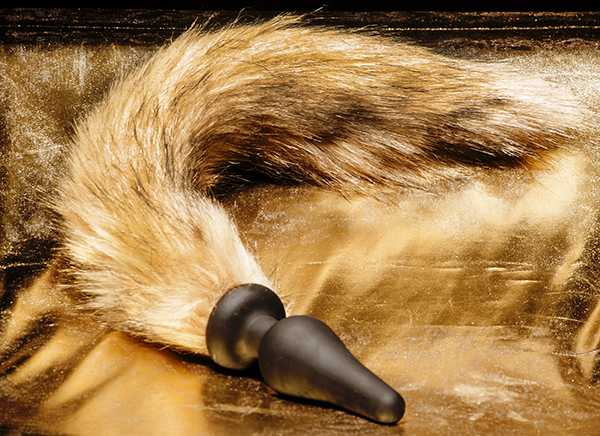 Foxtail keltainen/ruskea, silikonitulppa