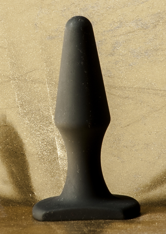 Kartion muotoinen anaalitulppa, musta