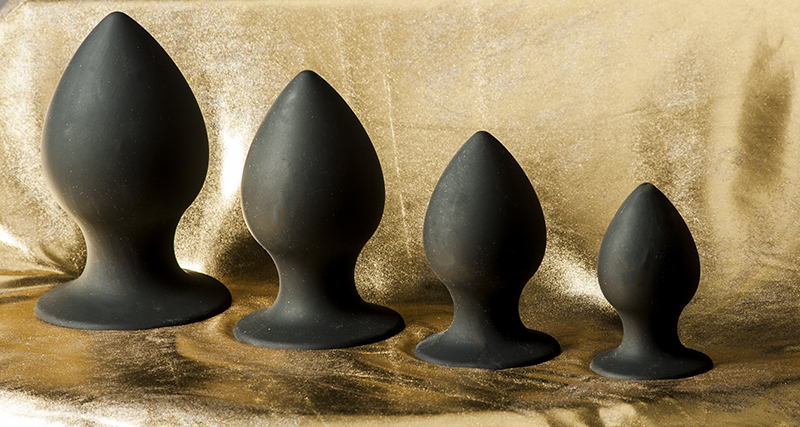 Pyöreä anaalitulppa silikoni XL