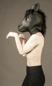 Latex Horse Hood