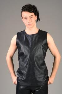 Hihaton nahkainen toppi