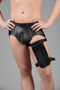 Nahkainen Jalkapussi