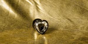 Analsmycke Heart Lila L