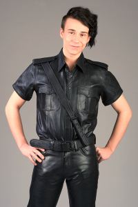 Sam Brown harness with matching belt